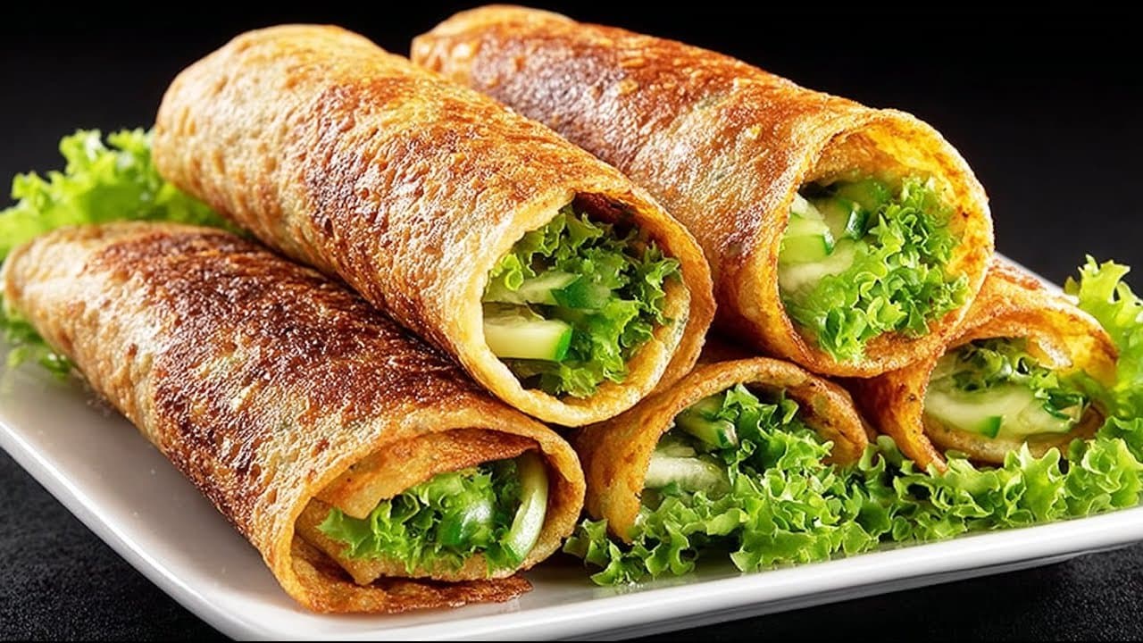 Tortillas veganas de lentejas rojas y chía con 2 ingredientes
