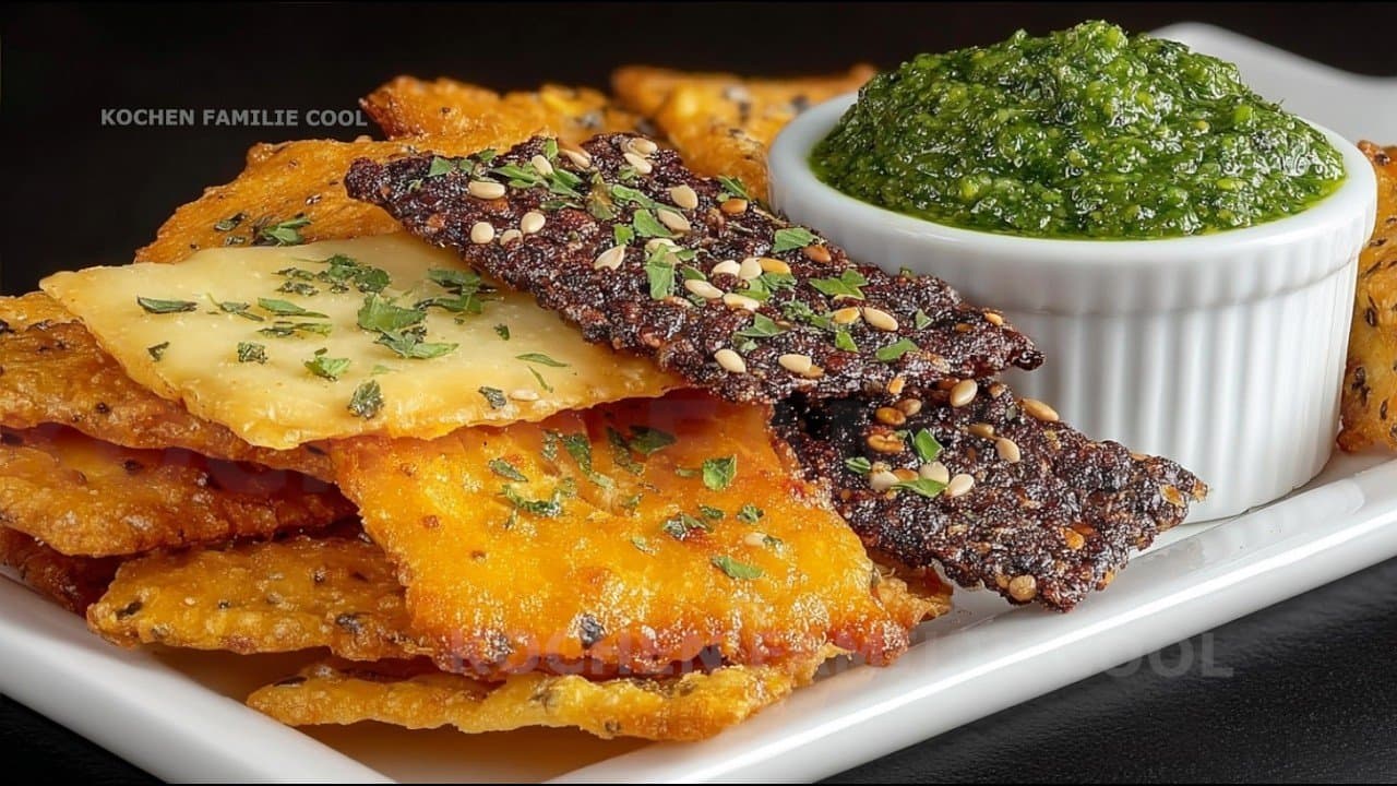 3-Ingredient Cheese Crackers 3 Ways (No Flour, Keto)