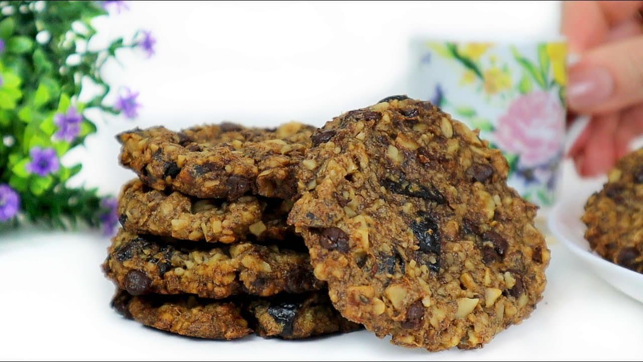 Gluten-Free 4-Ingredient Walnut Prune Cookies (No Sugar)