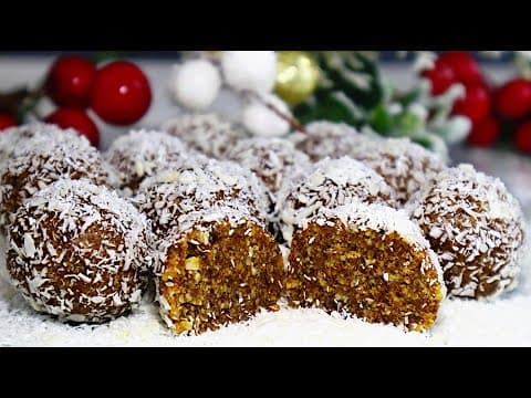 Almond Date Coconut Truffles — 3 Ingredients in 5 Minutes