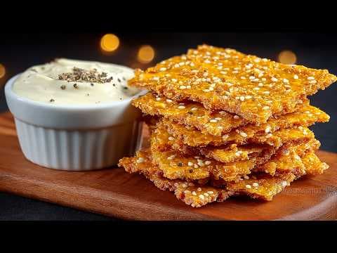 Almond Protein Crackers with Turmeric