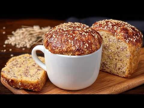 Almond Seed Yogurt Bread (No Flour, No Sugar)