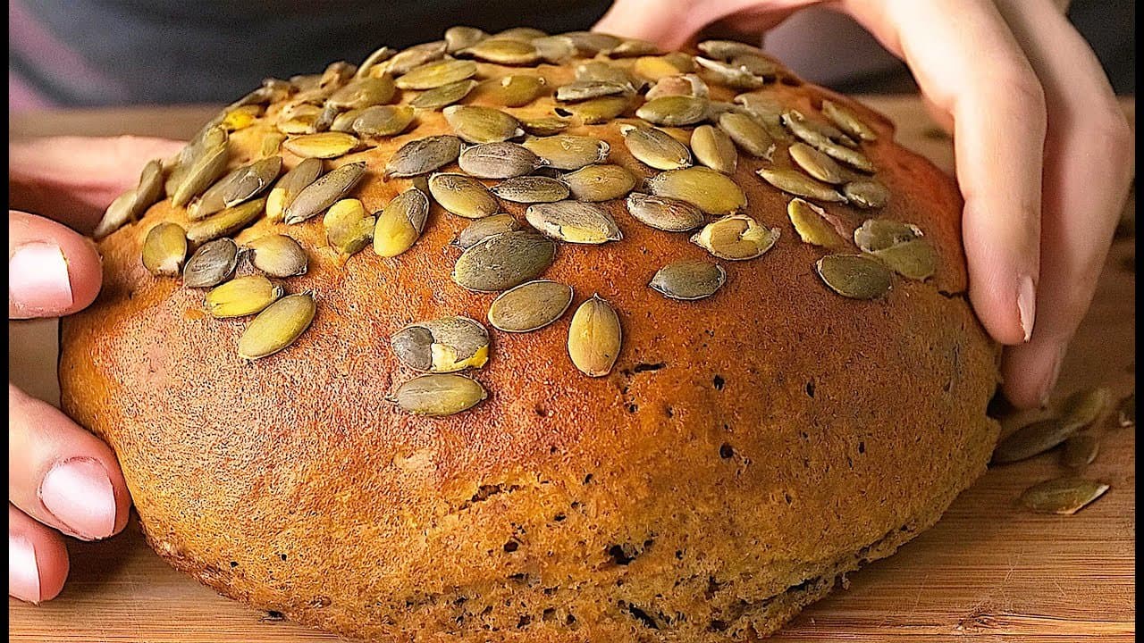 Pan otoñal de calabaza (sin gluten, sin azúcar)