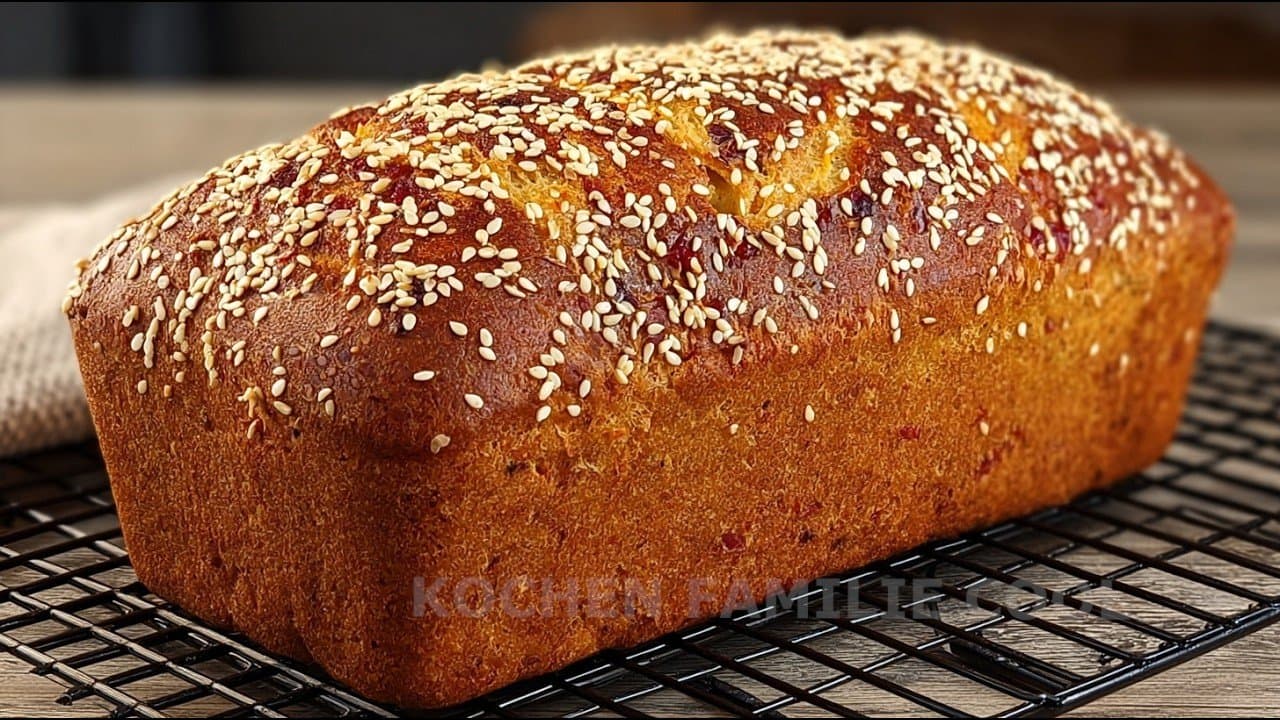Christmas Lentil Bread with Walnuts & Raisins