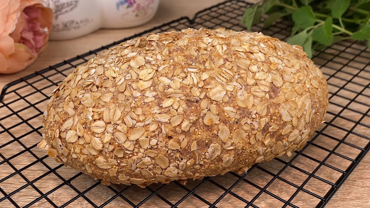 Pain à l'avoine au fromage blanc riche en protéines (sans blé)