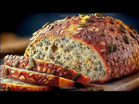 Egg-Free Flaxseed Nut Bread for Gut Health