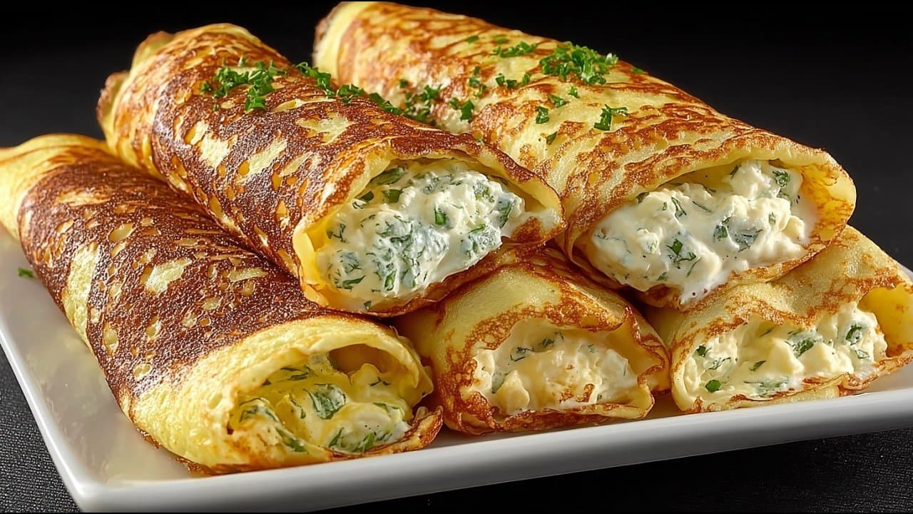 Eiweißreiche Frühstücksröllchen (Ohne Mehl)