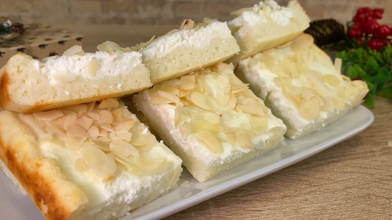 Barres cheesecake au fromage blanc riches en protéines