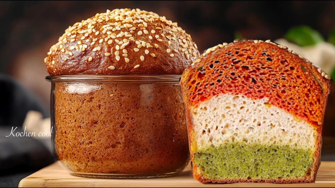 Mini panes keto italianos de 3 sabores en tarros (sin gluten)