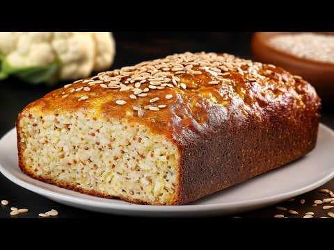 Keto Cauliflower Parmesan Bread