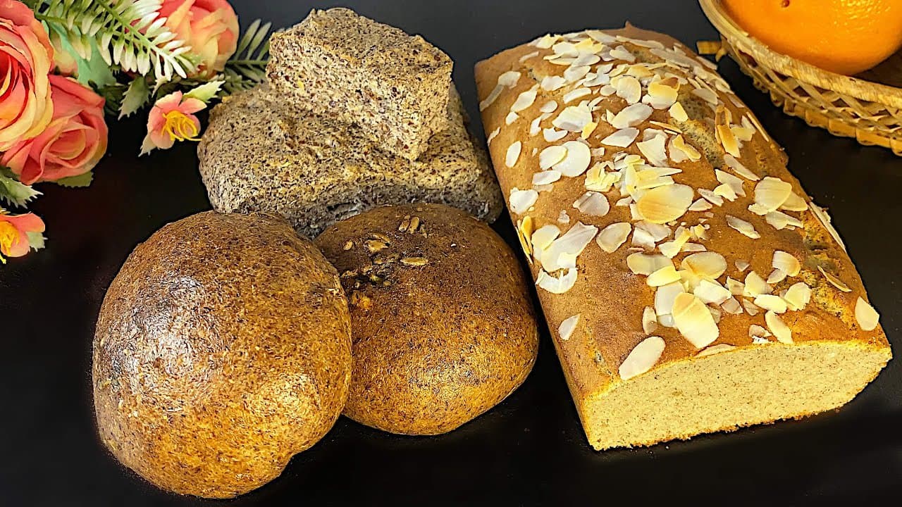 Petits pains cétogènes au psyllium et aux graines (sans gluten)