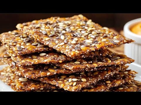 5-Minute Keto Seed Crackers