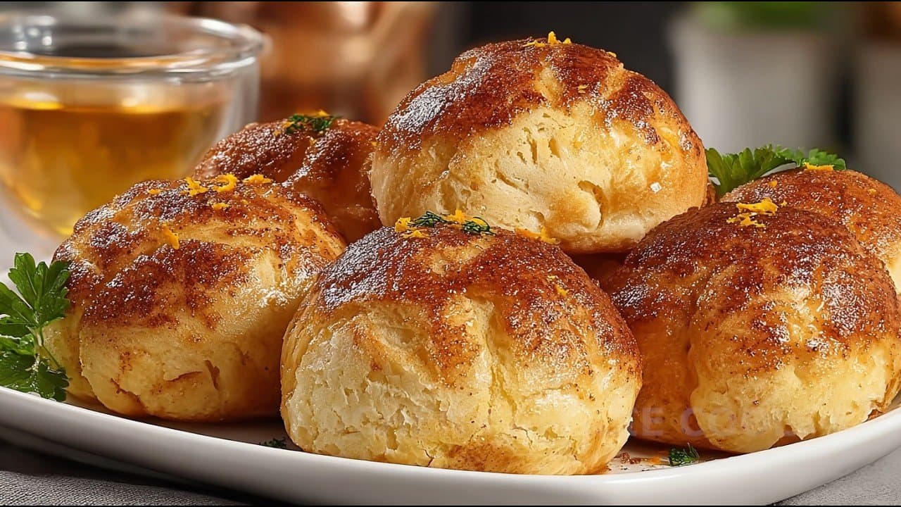 Panecillos keto de Acción de Gracias con glaseado de canela y naranja