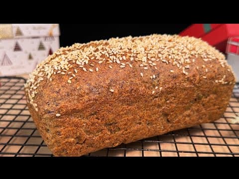 Lentil Egg and Psyllium Bread