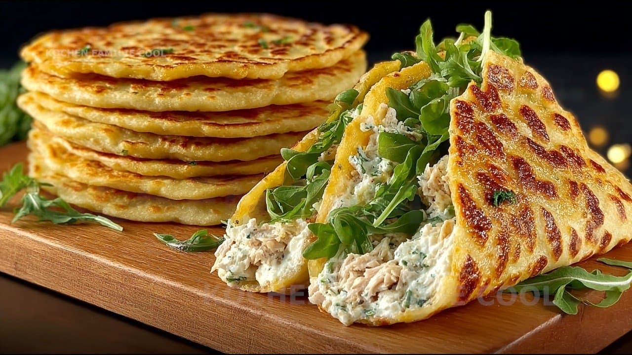 Lentil Flatbread with Greek Yogurt & Chia (No Flour)