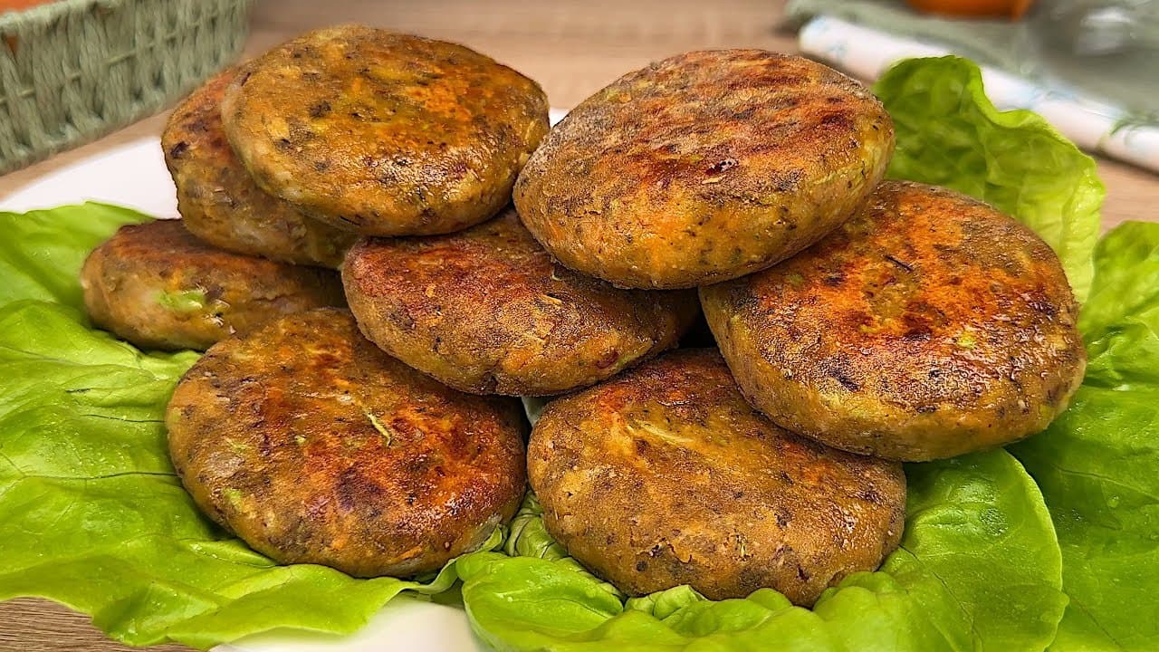 Ensalada templada de lentejas y calabacín (vegana)