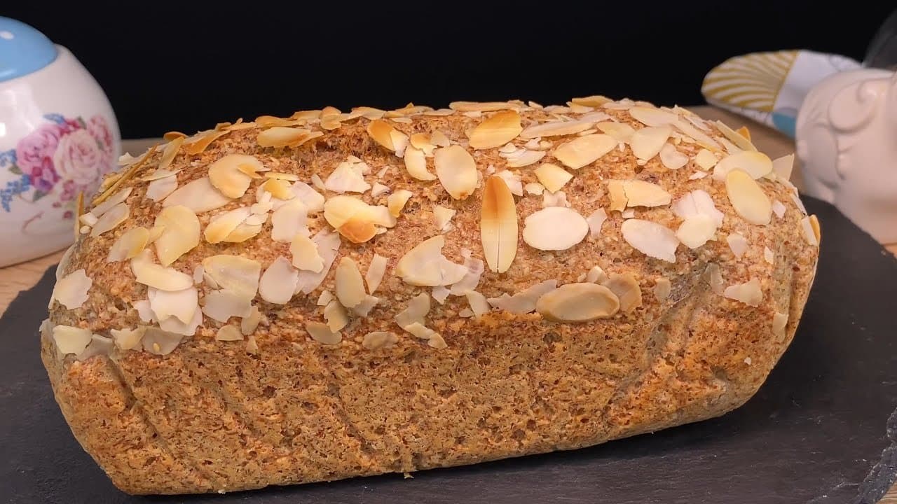 Pain aux amandes faible en glucides (cétogène, adapté aux diabétiques)