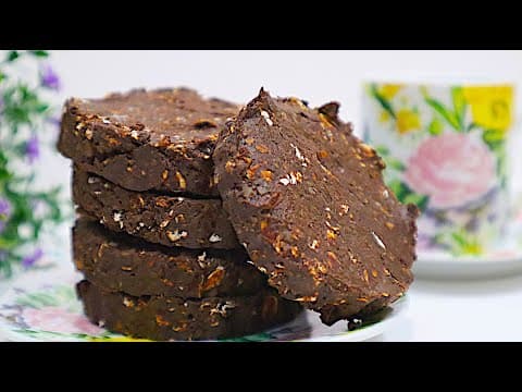 No-Bake Chocolate Oat Walnut Cookies — No Flour, No Eggs, No Sugar