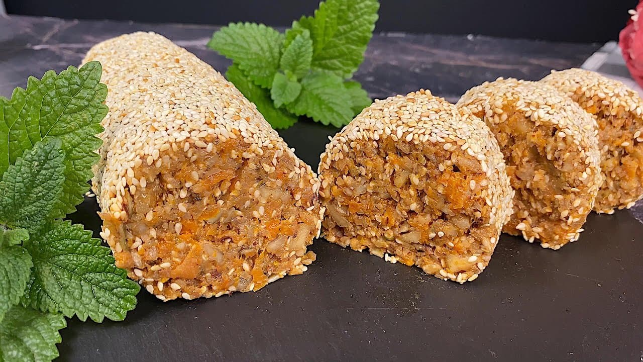 Rulo energético de frutos secos y fruta deshidratada sin horno