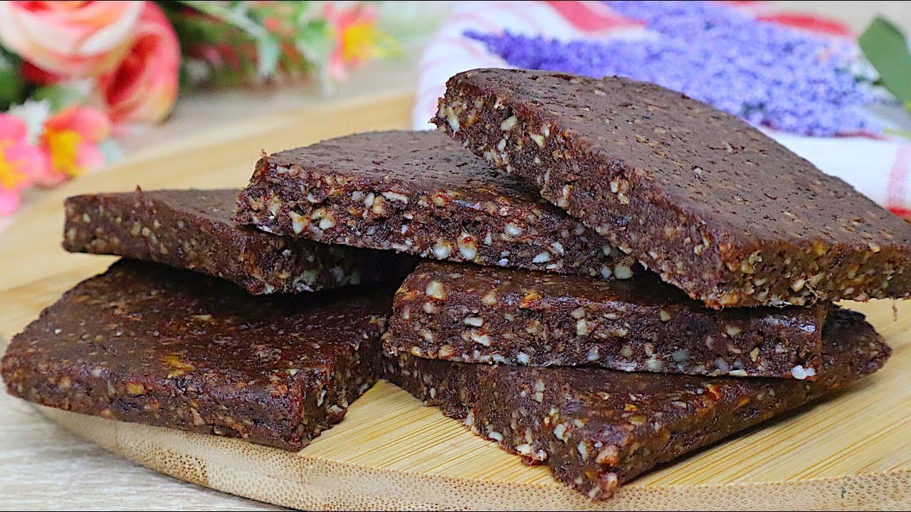 Trufas sin horno de nuez, girasol y cacao