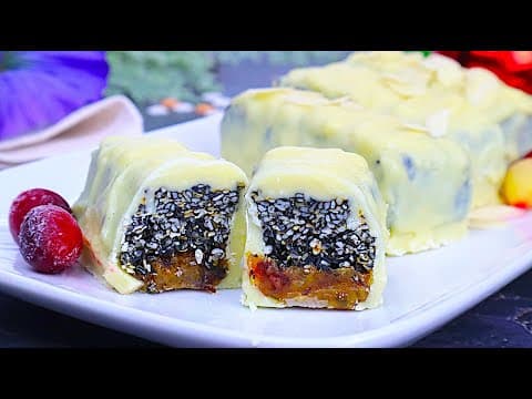No-Bake White Chocolate Sesame Dessert — Sugar-Free and Gluten-Free