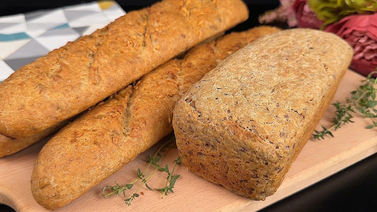 No-Knead Rye Whole-Wheat Loaf (Grandma's Recipe)