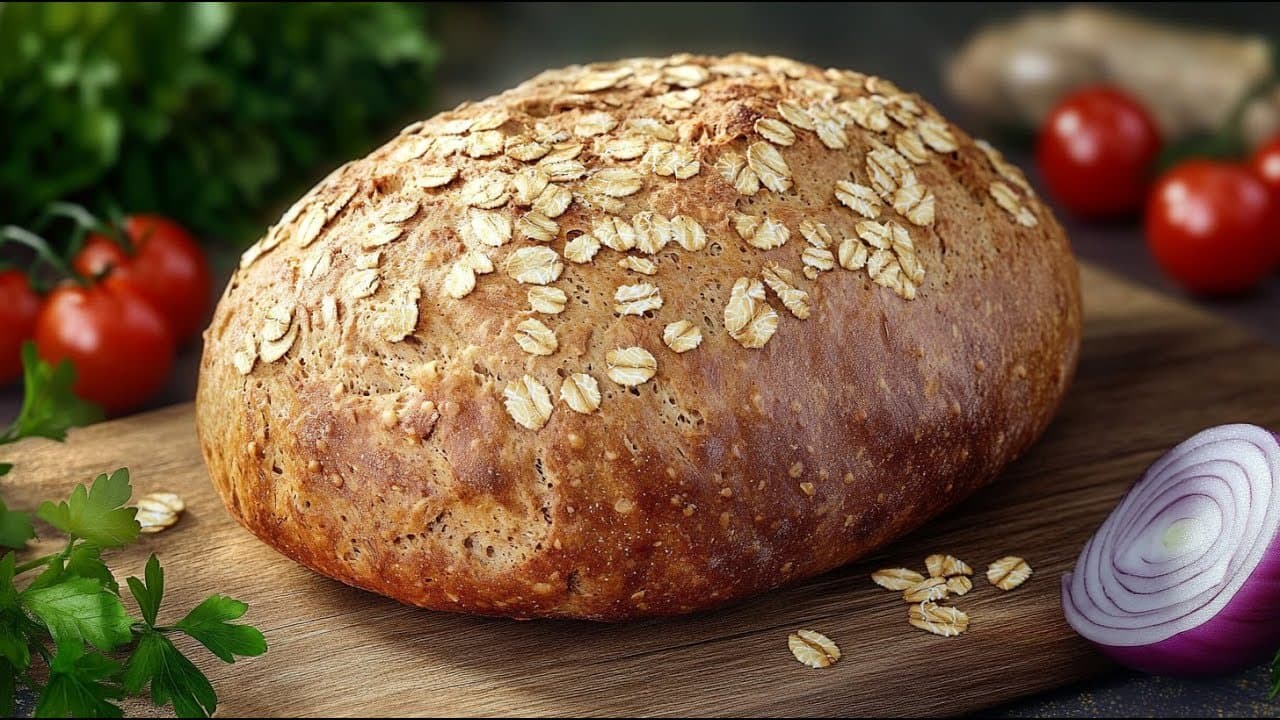 Pan de requesón con avena y almendras (alto en proteínas)