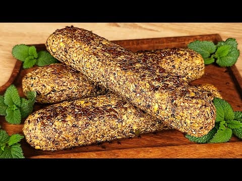 Овсяно-ореховые палочки на завтрак