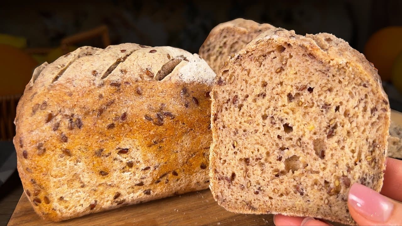 Hogaza profesional sin gluten de mijo y maíz (vegana)
