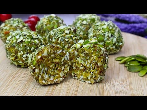 Pumpkin Seed and Date Candies — No Flour, No Sugar, No Gluten