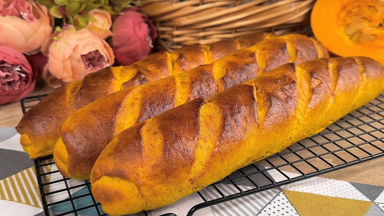Pan integral fermentado de calabaza (sin azúcar)