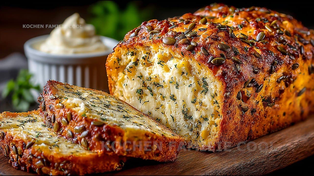 Red Lentil Cottage Cheese Bread with Tuna Spread