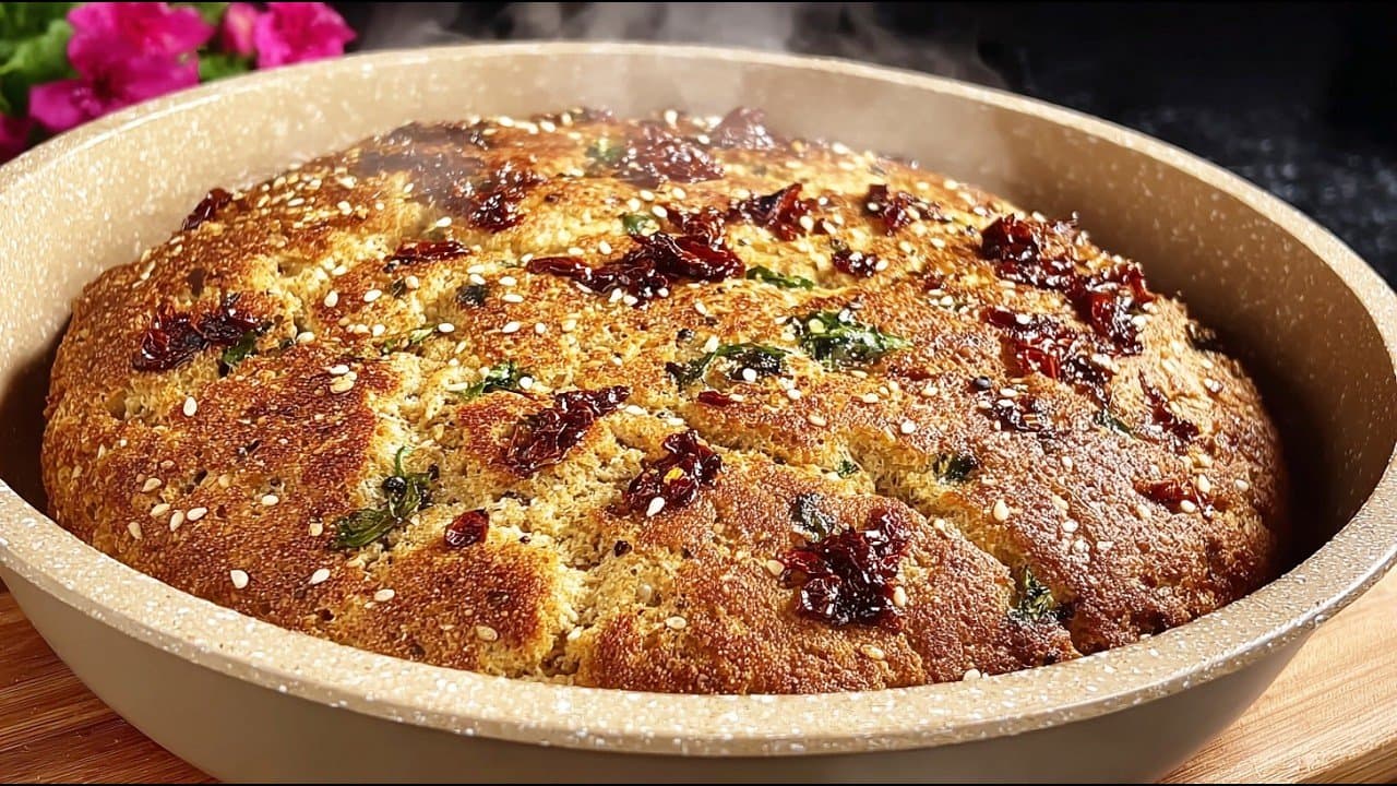 Galette aux graines avec tartinade avocat-aneth