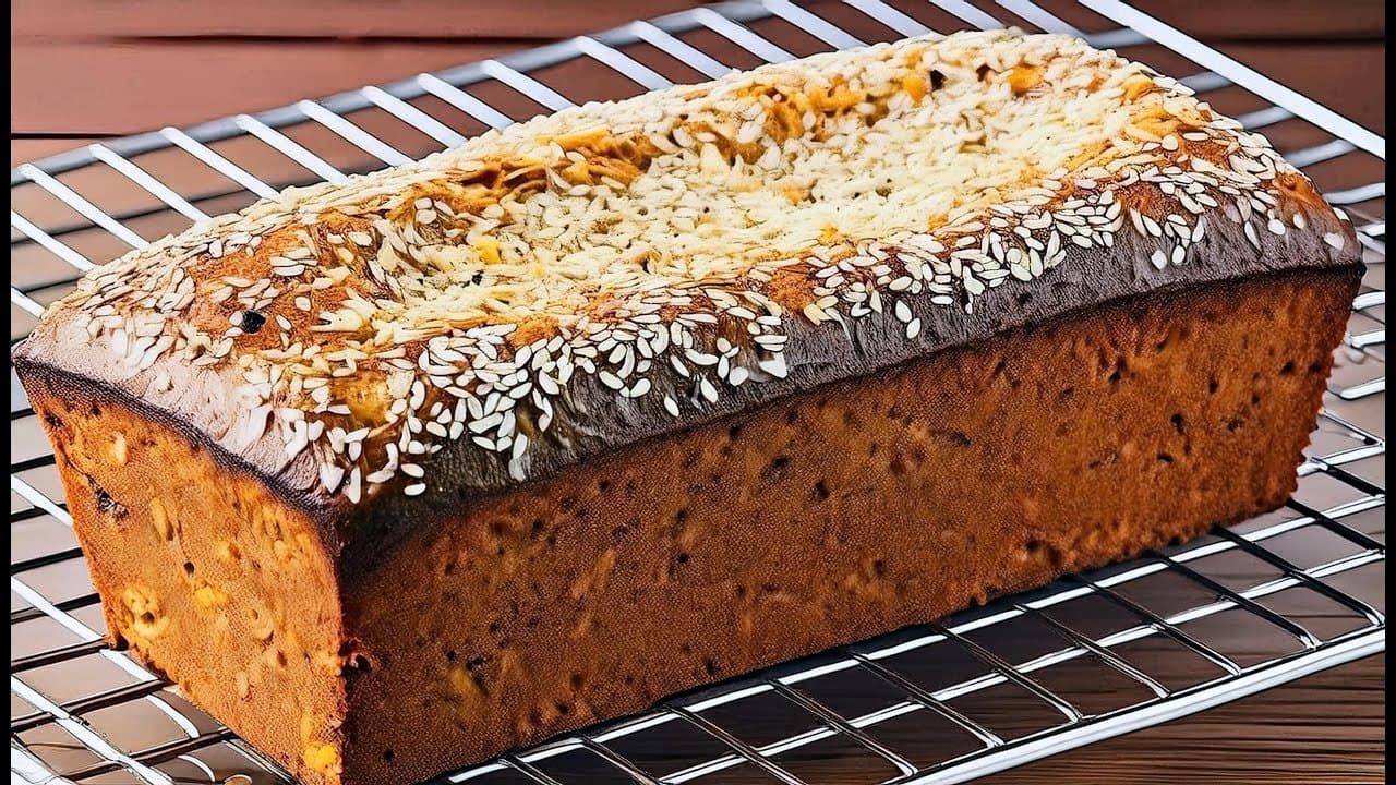 Pan de boniato y lentejas rojas (sin huevo, sin harina)