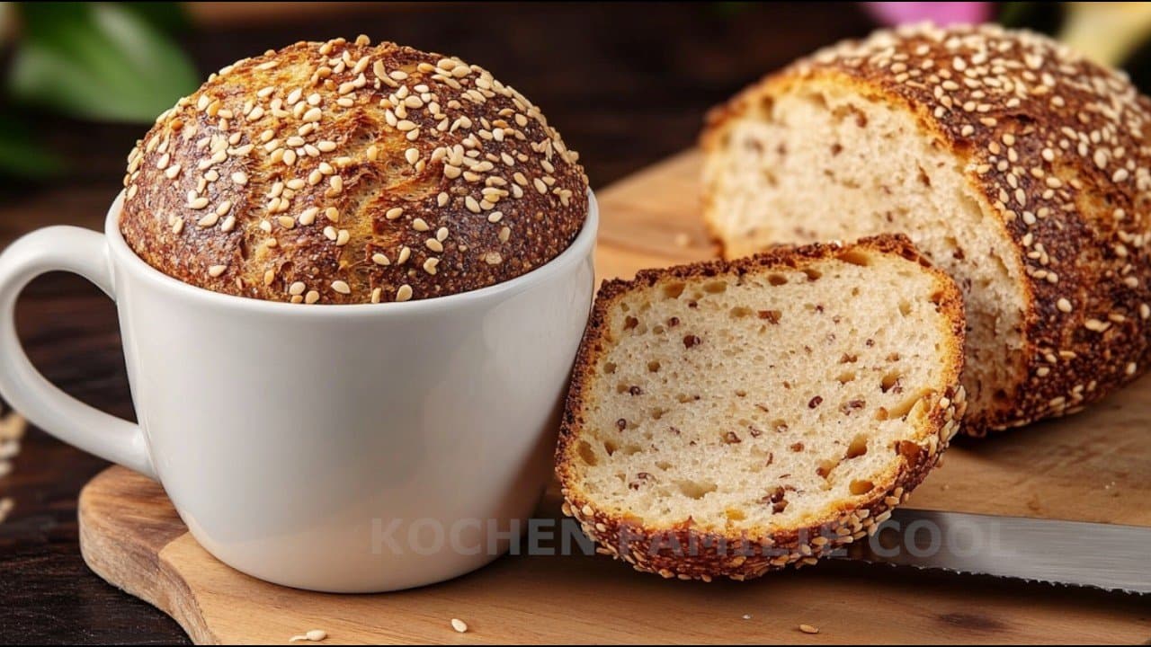 Walnut Cottage Cheese Protein Bread (No Flour)