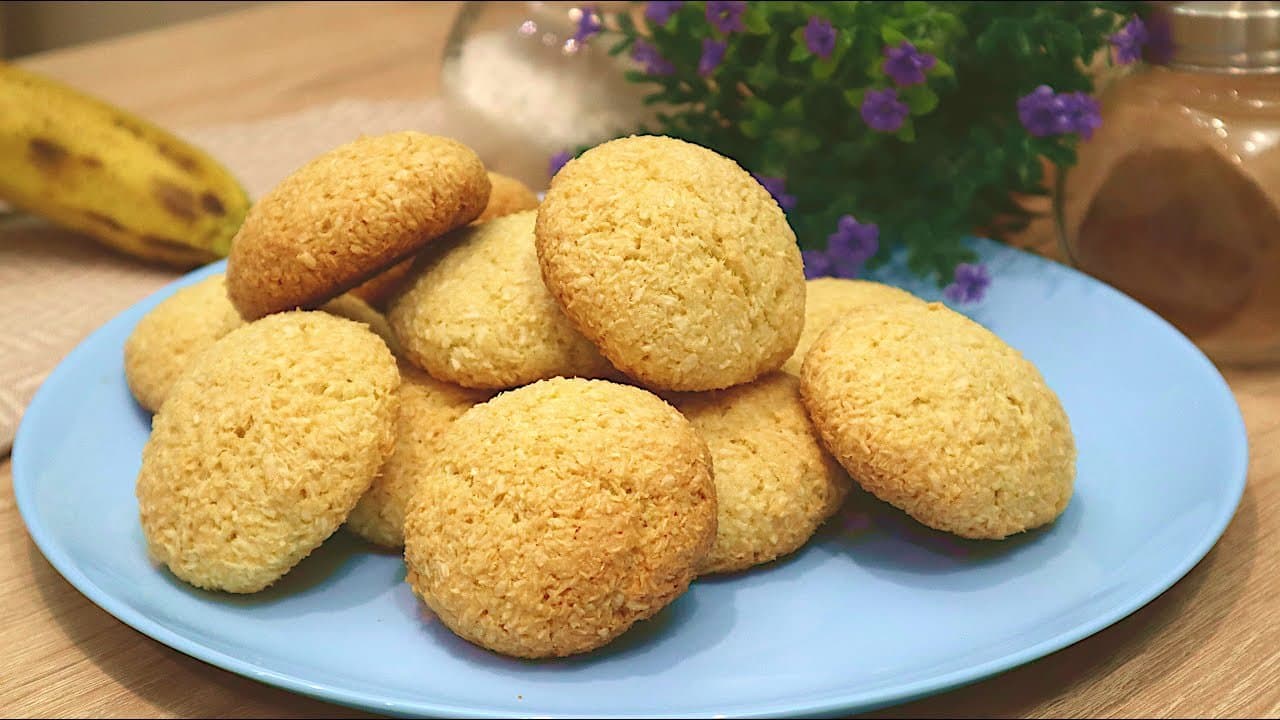 Soft Coconut Butter Cookies with Melt-In-Mouth Crumb