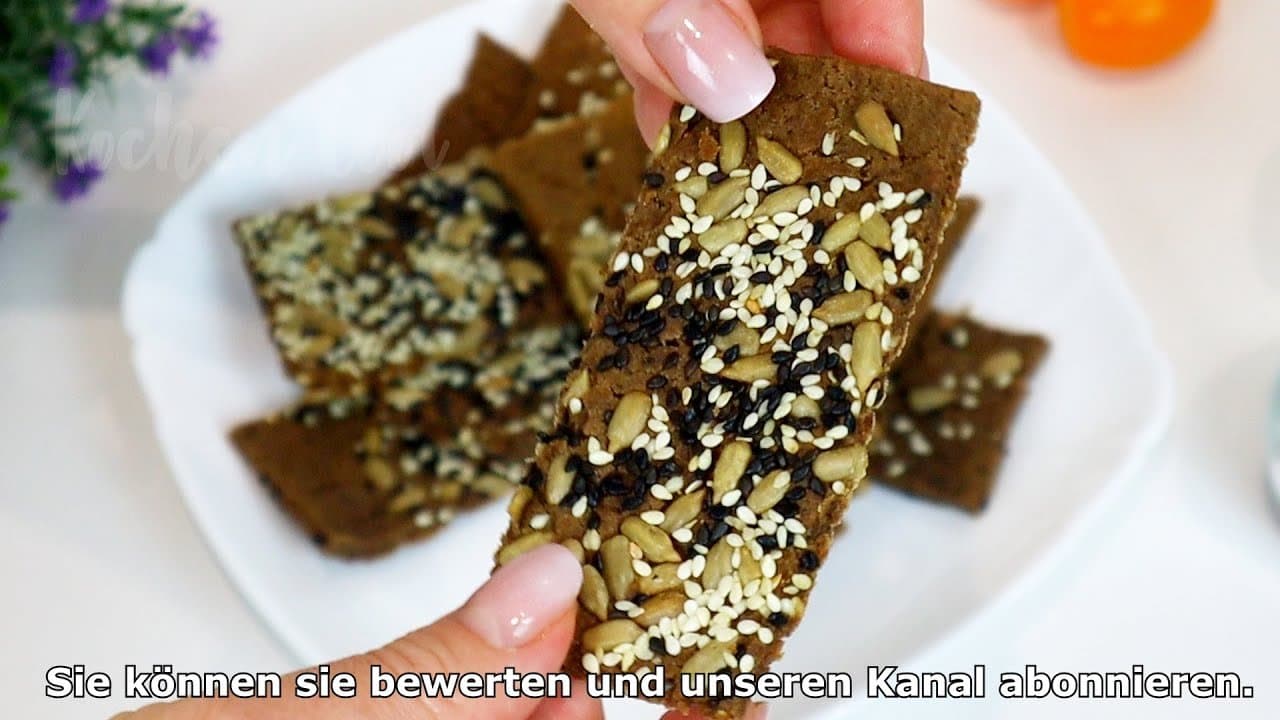 Keto Vegan Buckwheat Crackers (Gluten-Free, Dairy-Free)