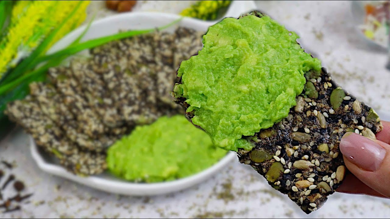 Keto 5-Seed Crackers (Vegan, Gluten-Free)