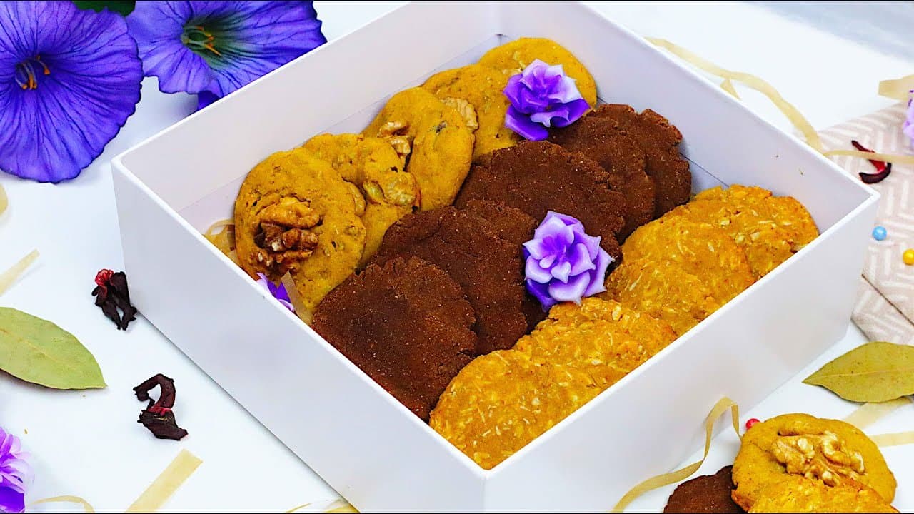 3 Banana Cookies in One Dough (Vegan, Gluten-Free)