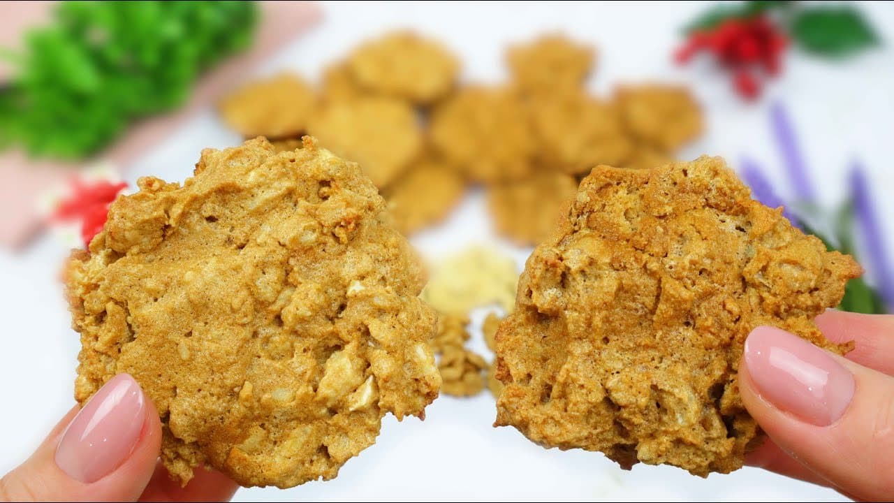Gluten-Free 4-Ingredient Cashew & Walnut Cookies