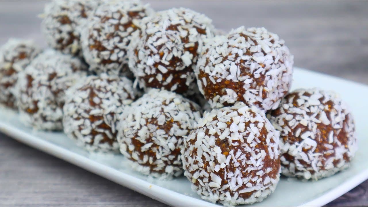 3-Ingredient Chia Coconut Date Bonbons (Vegan)
