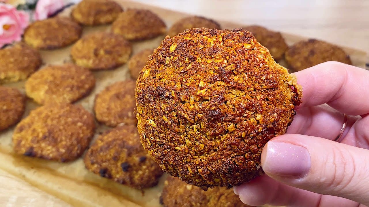 Buttery Oatmeal Almond Coconut Cookies (No Sugar)