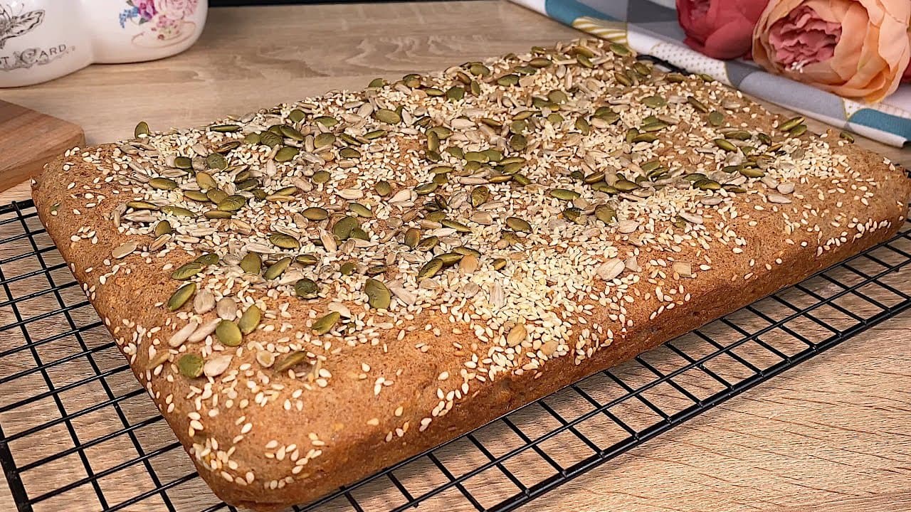 Egg-Free Buckwheat Seed Loaf (Gluten-Free, Vegan)