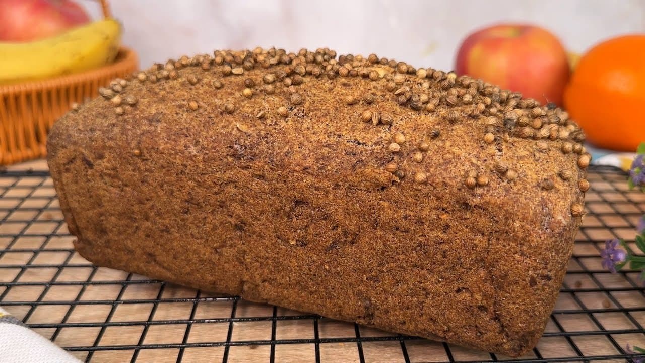 Lentil Green Buckwheat Hazelnut Loaf (Gluten-Free)