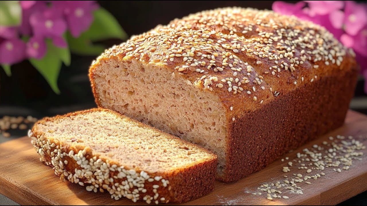 60-Calorie Lentil Bread with Walnuts (Gluten-Free)