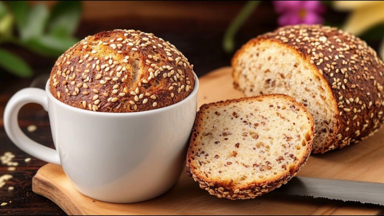 5-Minute Almond Flaxseed Flatbread (Gluten-Free)