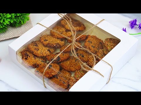 3 Einfache Haferkeks-Rezepte — Ohne Mehl, ohne Zucker, in 5 Minuten fertig — Drei Haferkeks-Variationen aus einem Grundteig von Hafer und Banane, verfeinert 