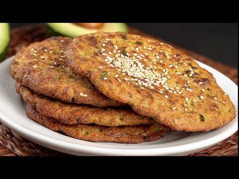 5-Minute Keto Avocado Cottage Cheese Flatbreads — Quick keto flatbreads made with avocado, cottage cheese, egg and seeds. Flour-fr