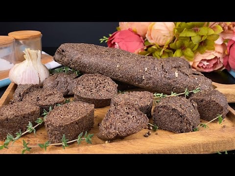 Black Flaxseed Keto Vegan Bread — A minimal-carb keto and vegan bread made with ground flaxseed, psyllium and hot 