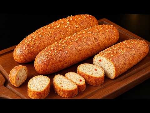Grandma's 5-Minute Red Lentil Bread — Quick red lentil bread with psyllium, olive oil, lemon juice and pumpkin seeds. 